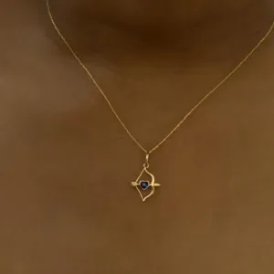 Bow Evil Eye Necklace