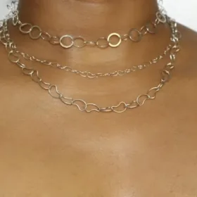 Silver Circle Adjustable Neckchain